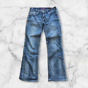 Rock and Roll Cowgirl Women's Mid-Rise Bootcut Jeans, Size 32x32